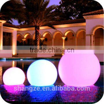 Hot 16 colors large outdoor led plastic sphere