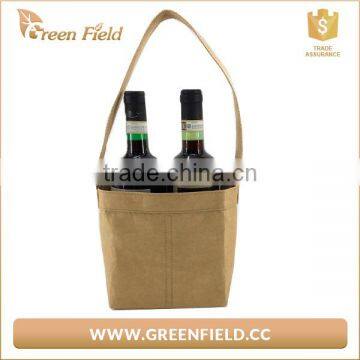 Cheap custom party kraft paper Wine gift Bag for Bottles