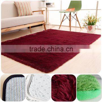 new design shaggy anti-slip house hotel decoration floor carpet