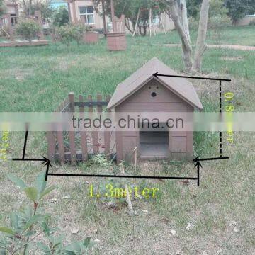 China Outdoor Rotproof Cheap Wpc Dog House for Large Dogs photo-2