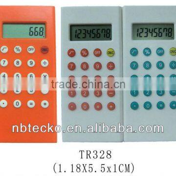 mini plastic pocket calculator for promotional