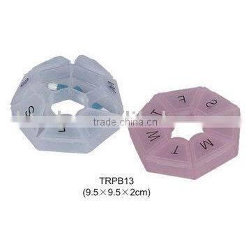 pill box/travel pill case/plastic pill box/medicine container