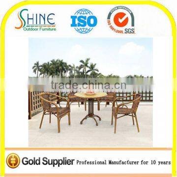 C686 Made in China Alibaba Furniture Rattan Tables and Chairs Bistro Set