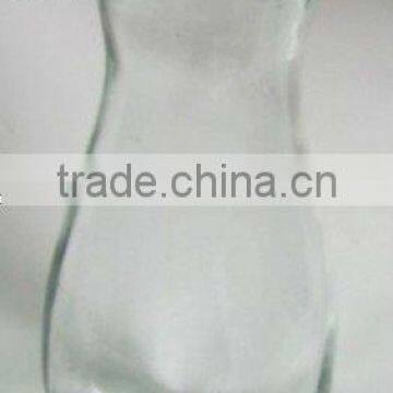 beautiful clear decorative glass vase GV16