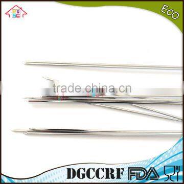 NBRSC Long Flat Metal Chrome Plated BBQ Skewers, Grill / Barbecue Shish Kebab Kabob Skewers photo-5