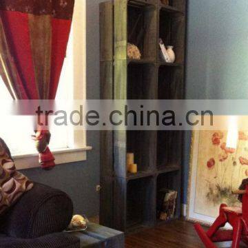 Living Room Antique The Study Wooden Storage Stand Crate photo-4