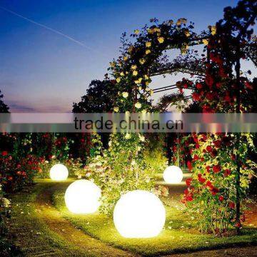Newly-design Solar Powered Plastic Waterproof RGB LED Ball With 16 Colors Change Can Working Automatically at Night photo-3