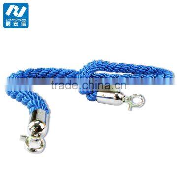 Hanging Velvet Rope With Silver Hook For Barriers at Hotel photo-4