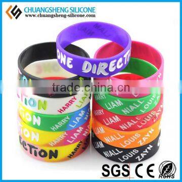 Custom Reflective Promotion Gift Silicone Bracelet photo-2