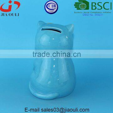 BSCI Audit Factory Mini Ceramic Sitting Bear Coin Bank/money Box photo-3