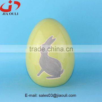 2016 New design easter decoration Ceramic egg