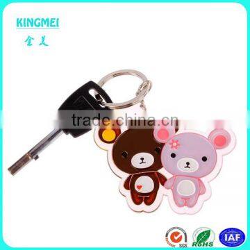 High Quality Promotional Custom Various Shapes Acrylic Keychain Clear Keyring photo-2