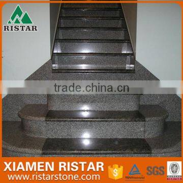 Polished Natural Granite Stone Stairs Treads and Granite Stone Step Riser