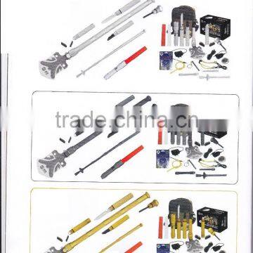 Ultimate Outdoor Survival Multifunction Field Shovel with Knife Hammer Flashlight alpenstock