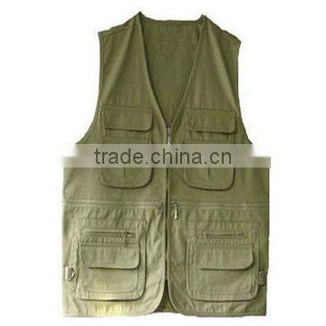 Multiple pockets fishers vest