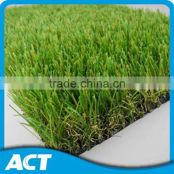 35mm Artificial Carpet Grass V Shape Yarn for Garden Decoration Cafe Bar photo-2