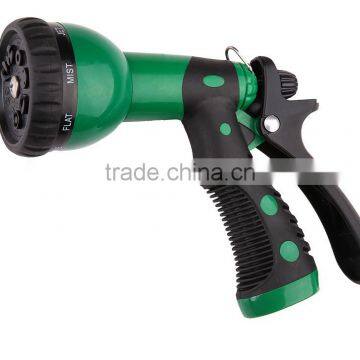 8 functions high quality plastic garden water gun and car wash gun