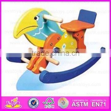 2015 New wooden rocking horse toy for kids,Popular colorful wooden rocking horse,High quality rocking horse balance toy WJY-8207