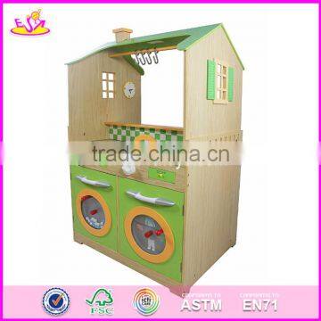 2017 New Products Funny Children Wooden Play Kitchen Sets W10C260 photo-4