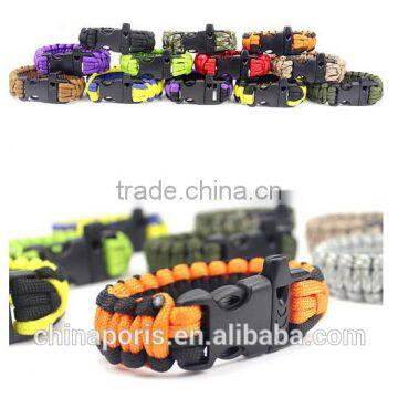 Camping/travel/outdoor Activity PARACORD BRACELET for Emergercy With Whistel and Compass photo-6