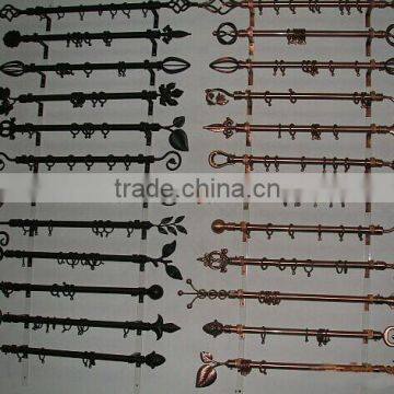 More Experience Produce All Kinds of Curtain Rod With Fashionable Finals,rings Brackets photo-4