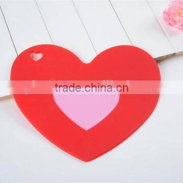 Custom Silicone Coasters Heart Shaped Colorful Silicone Pot Coaster photo-4