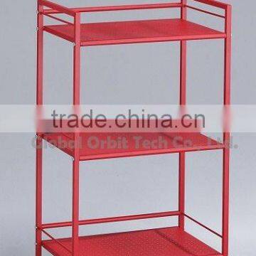Kitchen Stand Kitchen Shelf, Magazine Rack, Easy Move Metal Storage Rack photo-3