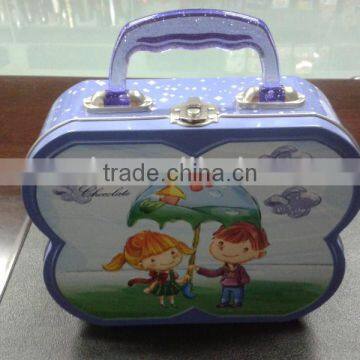 Metal Butterfly Shaped Tin Lunch Box, Kid's Lunch Box