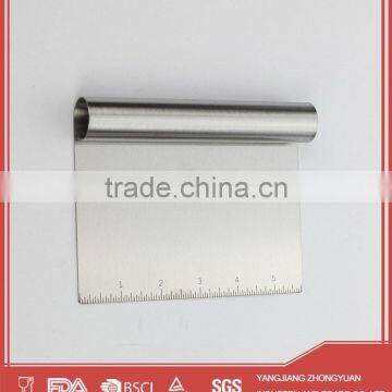 Non-stick Stainless Steel Dough Scraper With Scale photo-2
