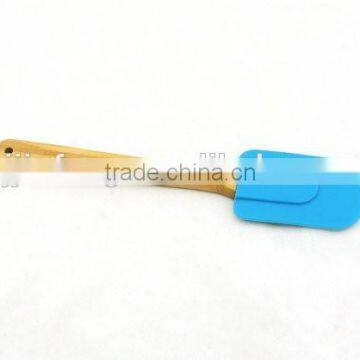 Silicone Dough Scraper Dough Spatula Wood Handle photo-2