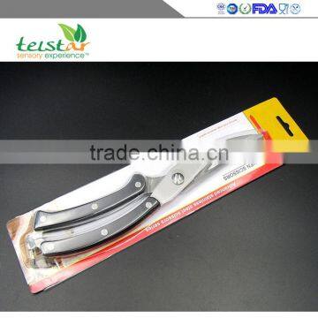 Kitchen Scissors Cuts - Heavy Duty Stainless Steel Spring - - Great Poultry, Fish, Chicken, Beef, Barbecue, Herbs and Plastic photo-6