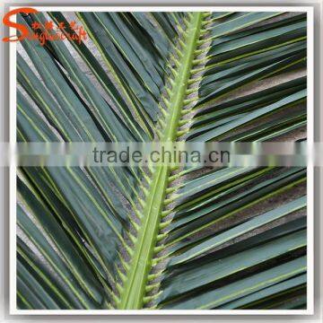 Wholesale Artificial Leaves Green Palm Tree Names of Tree Leaves Plastic Decorative Dried Palm Leaves photo-3