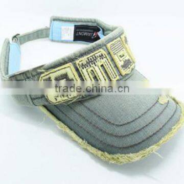 Custom Distressed Sun Visor Caps and Hats photo-3