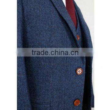 2016 Gentleman Style Custom Made Men Suits Tailor Suit Blazer 3 Piece (Jacket+Pants+Vest) photo-4