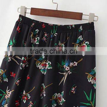 MAXNEGIO Chiffon Women Cargo Wide Leg Dress Pants photo-2