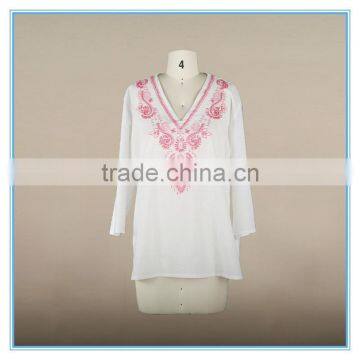 New Design Custom t Shirt Sweatshirts Office Lady Shirt With High Quality photo-4