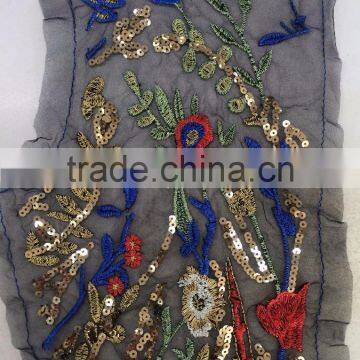 Machine Embroidered Bead Sequin Accessories for Garment photo-3
