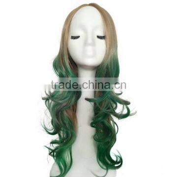 High Quality Halloween Wig Wavy Blonde Synthetic Full Lace Wigs For Sale Long Hair Sex Woman Wig photo-3