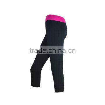 90% Polyester 10% Spandex High Waist Ladies Sport Yoga Pants /Cheap Tight Yoga Leggings photo-4