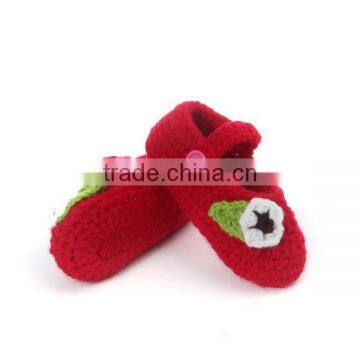 A Flower A Leaf Design China Supplier Crochet Baby Shoes Pattern