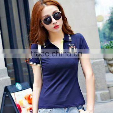 2017 Latest Women Polo Custom Cheap Polo Shirt Fashion Design Polo T-shirts photo-5