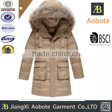 2016 Hot Saling Medium Style Thick Windproof Kid Padded Jacket