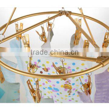 Hot Selling s Type Hooks Aluminium Alloy Clothes Hangers Baby Cloth Hanger photo-2