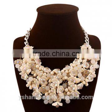 Western Style Luxury Fashion Necklace Candy Color Flower Jewellery photo-3