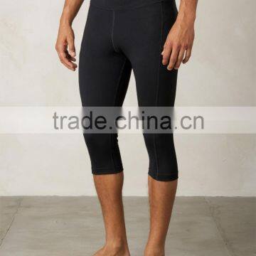 Wholesale merino wool men yoga leggings athletic wear leggings for men