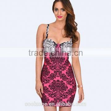 Classic Style Elegance Modern Fit Mini Dress Sexy Print Mini Dresses photo-2