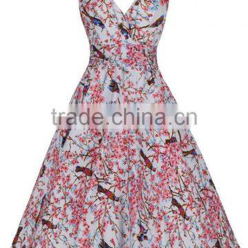 Walson Women's Floral 1950s Vintage Party Cocktail Swing Dresses photo-2