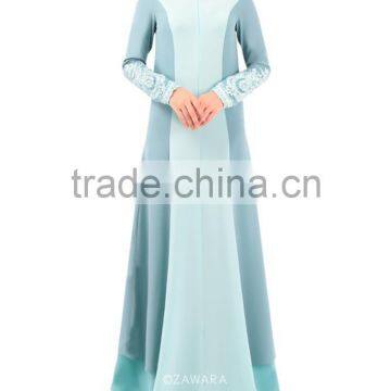 Walson Latest Design Muslim Dress Girl Names Muslim Elegant Party Dress photo-3