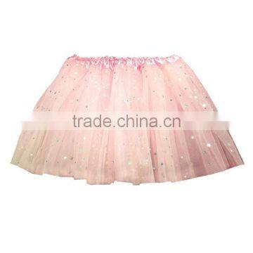 Wholesale Summer Tulle Dress Chiffon Skirt Polyester Tutu Glitter Tulle Baby Skirt photo-5
