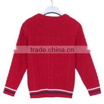 Cheap Clothing Wool Handmade Kids Pullover Sweater of Christmas for Girls photo-6